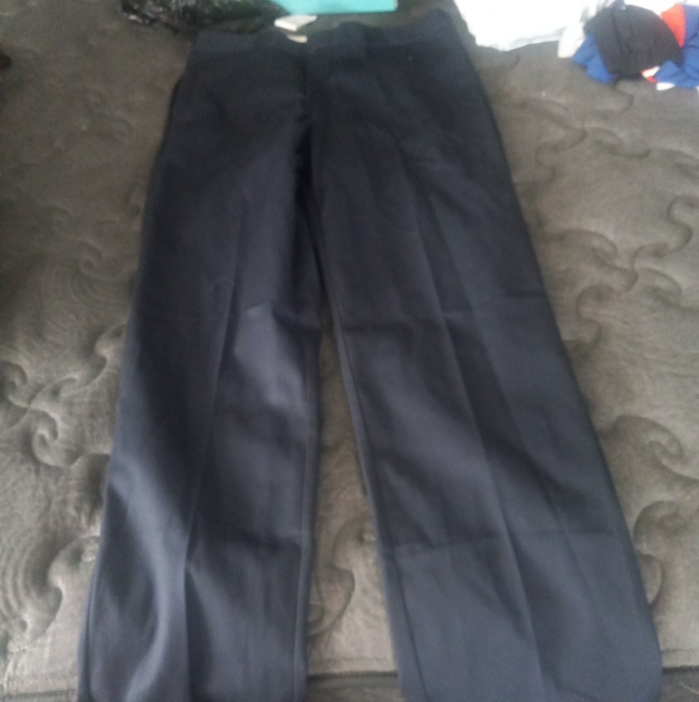 NWT Dickies 874 Original Fit Work Pants Mens 38x36 Blue Wrinkle Resistant.......